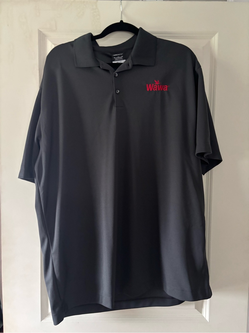 Nike Wawa Dark Gray Polo with Red Wawa Logo